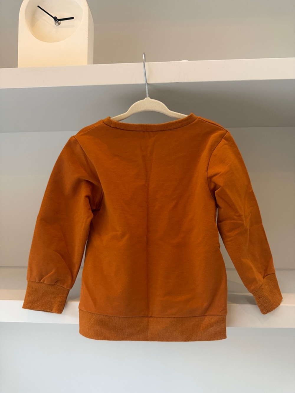 Kids Pumpkin Patch Graphic Sweatshirt - Rust Orange - Picture 3 of 4